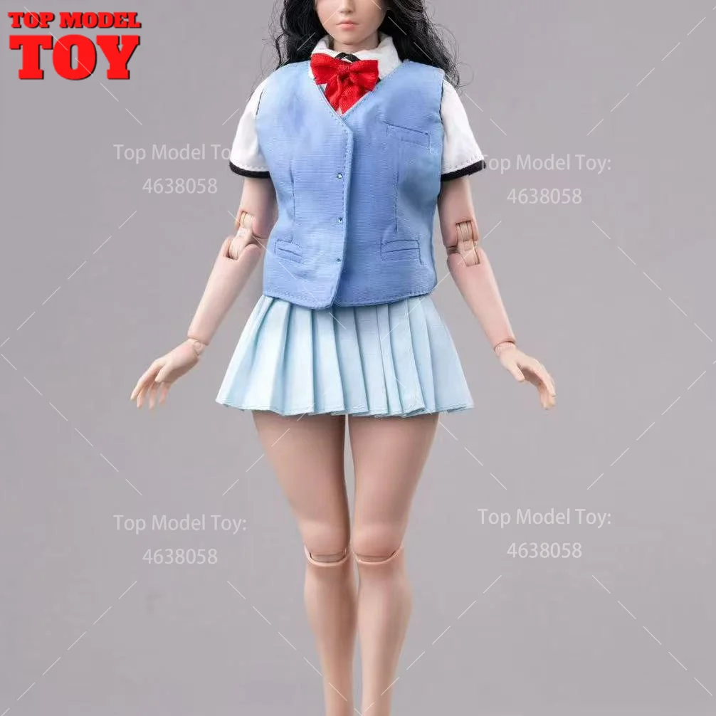 مركز اللعب 1/6 مقياس CTC-011 مدرسة JK موحدة الإناث دعوى سترة قميص تنورة مجموعة نموذج صالح 12 ''الجندي عمل الشكل دمى الجسم