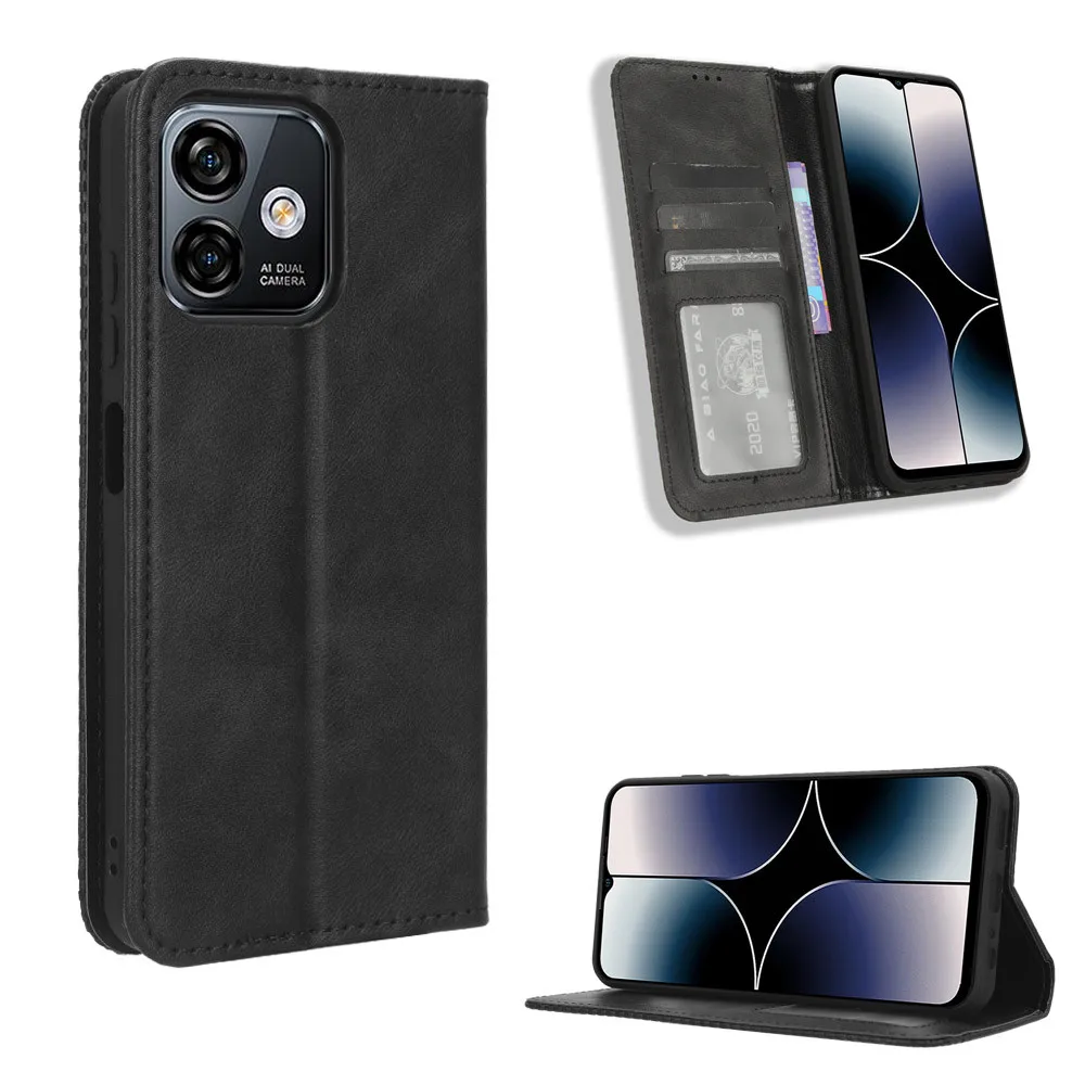 For Ulefone Note 16 Pro Case Luxury Flip PU Leather Wallet Magnetic Adsorption Case For Ulefone Note 16Pro Phone Bags