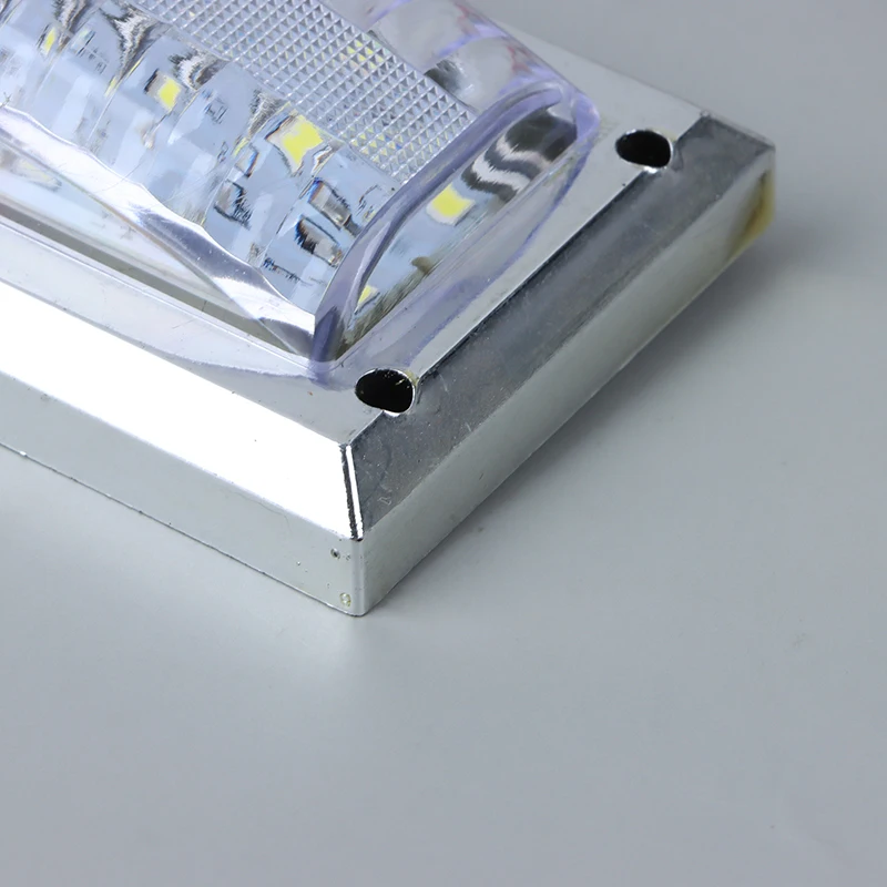 12V-24V High Brightness LED Panel Light Car Interior Reading Lamp On Off Switch Cabin Light For Truck Van RV Boat Camper