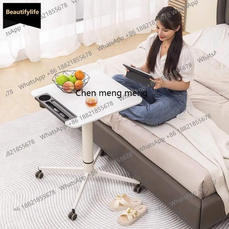 A139 طاولة دراسة الكمبيوتر المنقولة رفع طاولة السرير المنزلية أريكة الجانب طاولة مربعة صغيرة