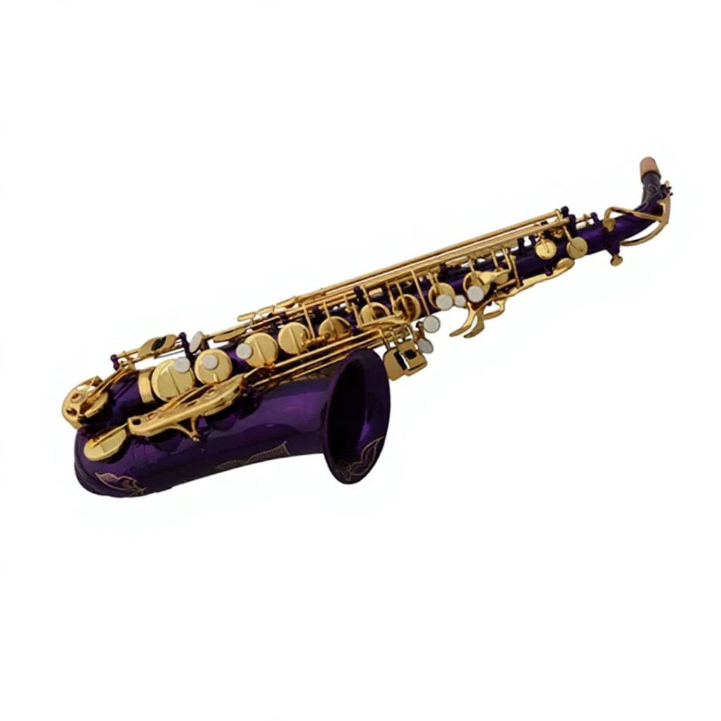 

Ehrman Earl Mann Musical Instrument Direct Purple Drop E Midrange Saxophone High-end Professional Brass Tianjin