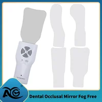 Espejos antiniebla dentales, fotografía intraoral sin niebla, espejo de acero inoxidable con luz LED, reflectores de ortodoncia, Odontologia