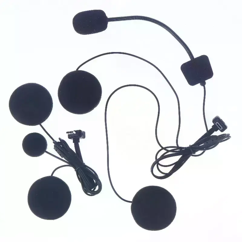 1Set Helm Bluetooth Headset Accessoires Voor LEXIN B4FM/GTX/G2P/G16/G1/MeshCom/Novus motorfiets Audio Kit