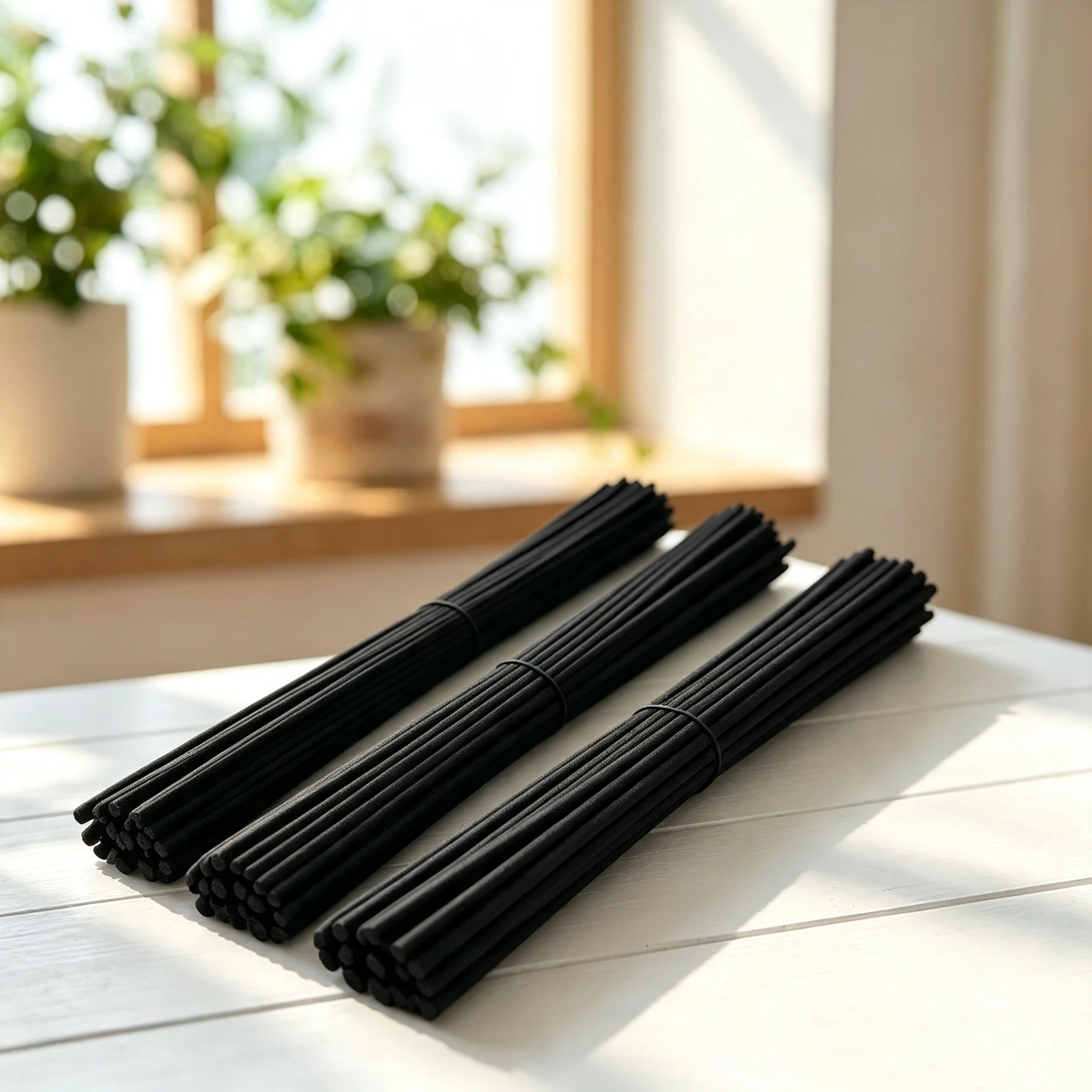 200Pcs 40cm Reed Diffuser Sticks Volatile Rods Essential Oil Diffuser Replacement Sticks Home Hotel Fragrance Accessories