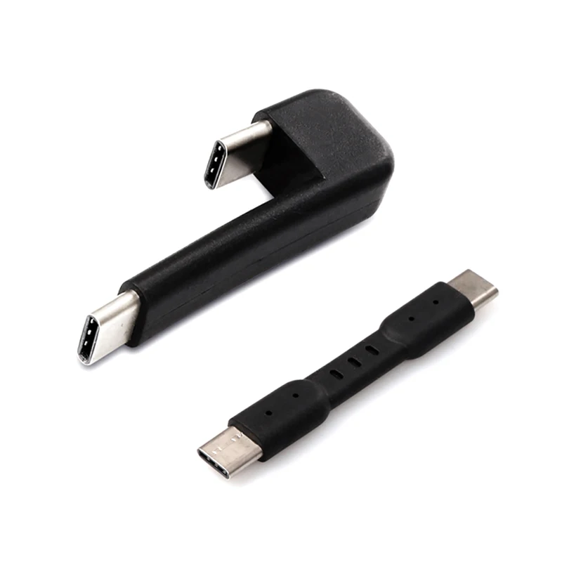 Type C Male To Male data cable Sound card adapter Connects with Mobile Phone to USB DAC 180 Degree Synchronous Charging Cable