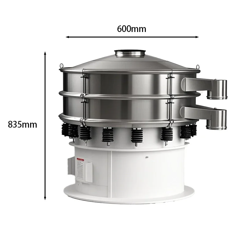 Vibrating screen flour screen vibrating separator Powder granule liquid screening machine