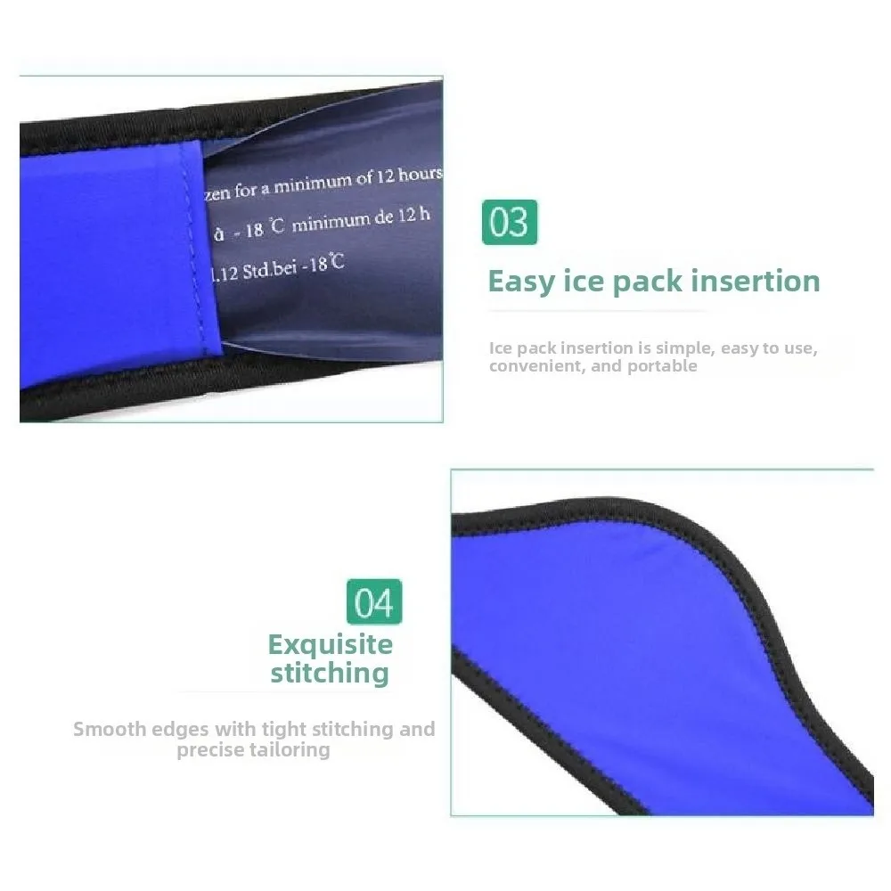 

Elastic Facial Ice Pack Wraps Relieve Swelling Toothache Relief Hot Cold Gel Wraps Secure Fastening Comfortable