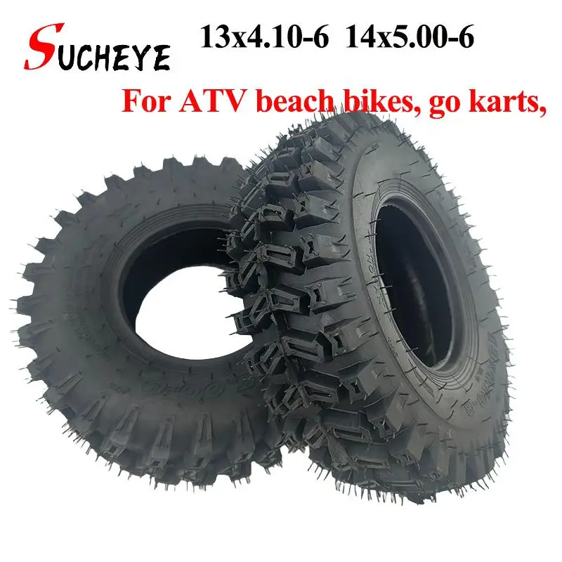 

Высокое качество 13x4.10-6 14x5.00-6 вакуумные шины новые для четырехколесного внедорожного картингового трехколесного велосипеда ATV замена четырехколесных шин