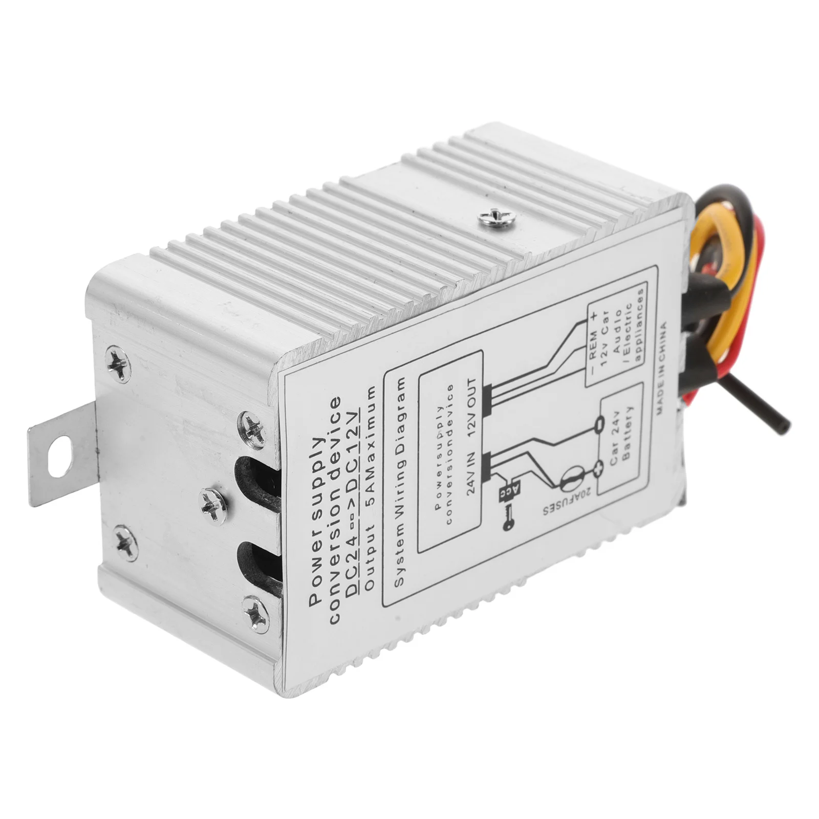 

24V To 12V Dc Buck Converter Step Down Voltage Power Adapter Reducer Regulator For Vehicle Truck Boat Automotive Supply Car Part