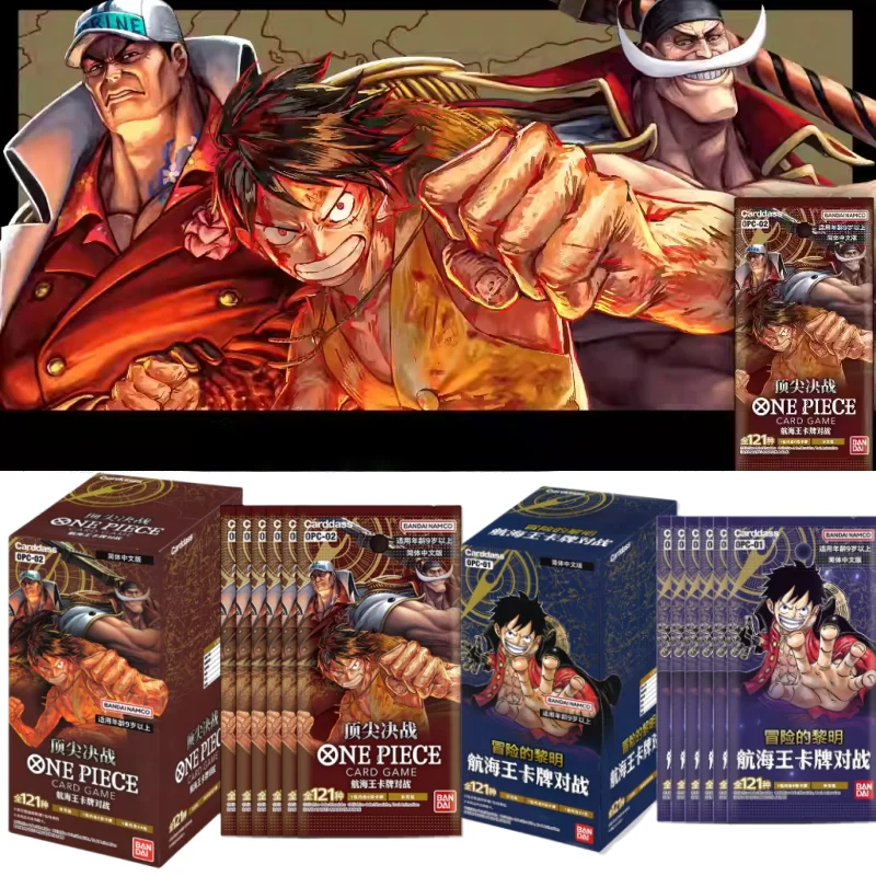 

Hot OriginalAnime One Piece Op01 Op02 Op03 Tcg Booster Box Japanese Version Awakening Of The New Era Tcg Collection Card Gift