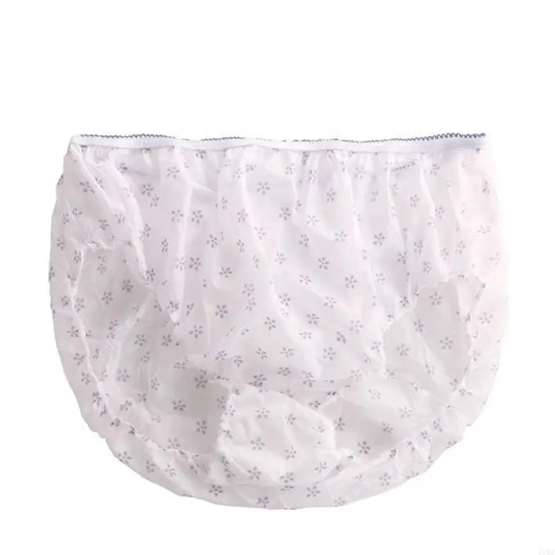 76HF Flower Printing Panties for Pregnant Women Disposable Travel Clean Underwear Pregnant Prenatal Postpartum Supplies