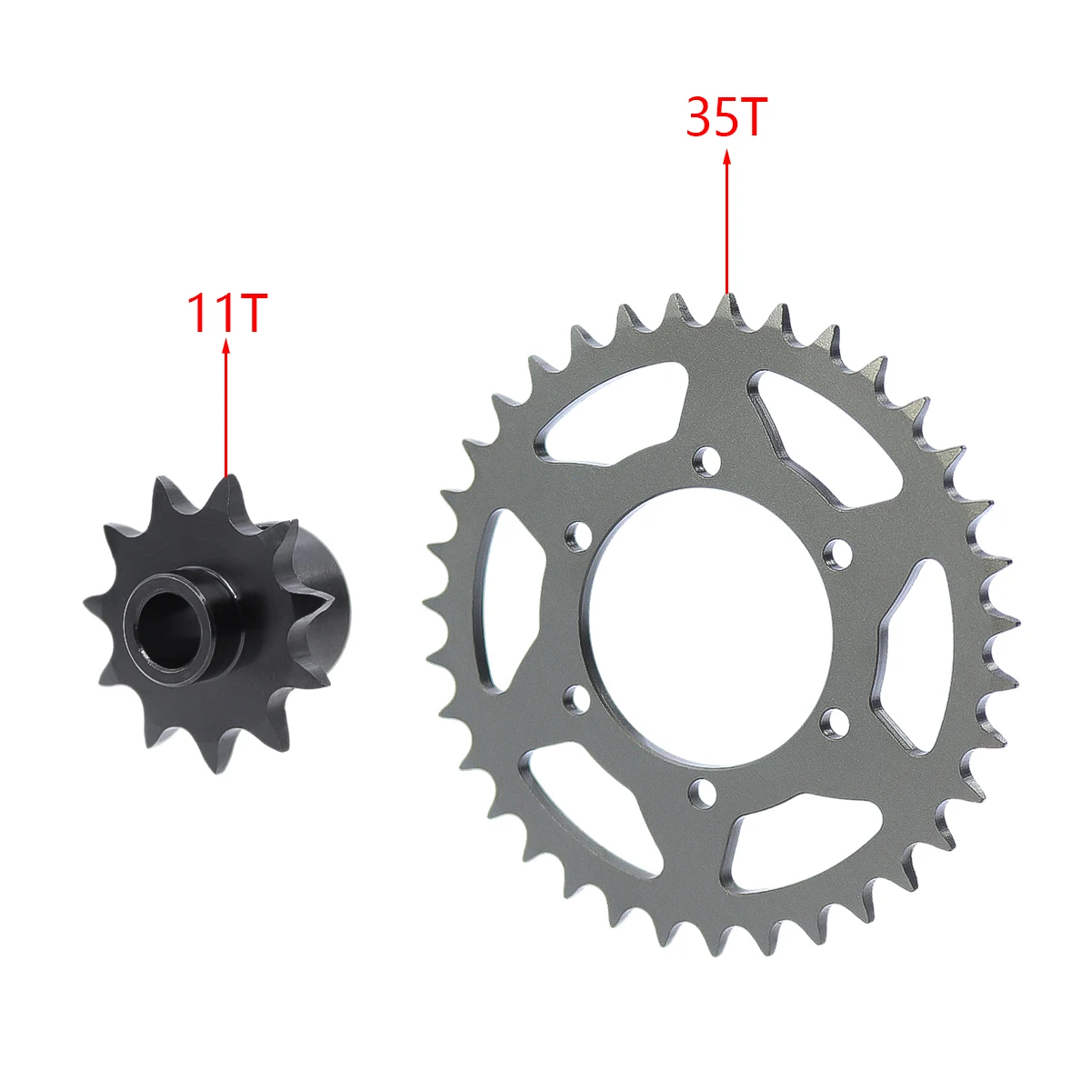 

35T/11T 7075 Aluminum Rear Main Sprocket Rear Gear 11T Steel Drive Sprocket For LOSI 1/4 PROMOTO-MX MOTORCYCLE LOS06000 LOS06002