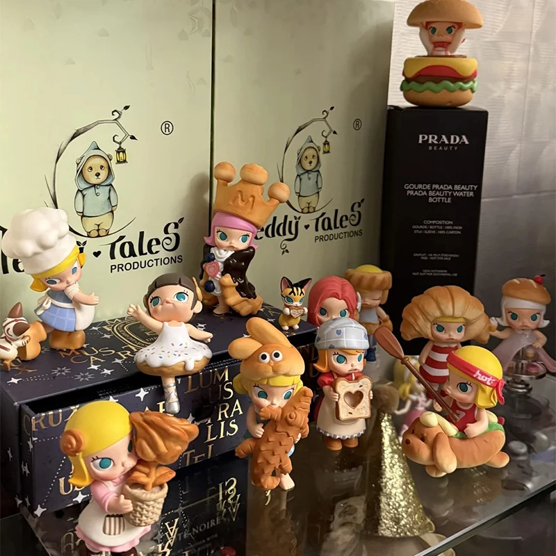 2024 Nuovo originale Molly Baking Time Carb Lover Series Box Molly Breadhead Figurine Doll Collezione misteriosa Decorazione Regali in PVC