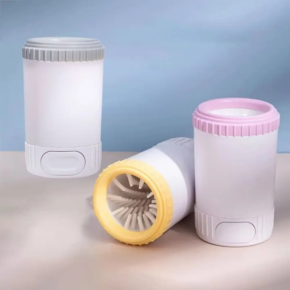 

Soft Silicone Brush Pet Foot Washing Cup Out Cleaning One-touch Design Dog Paw Cleaner Manual Portable Dog Feet Washer