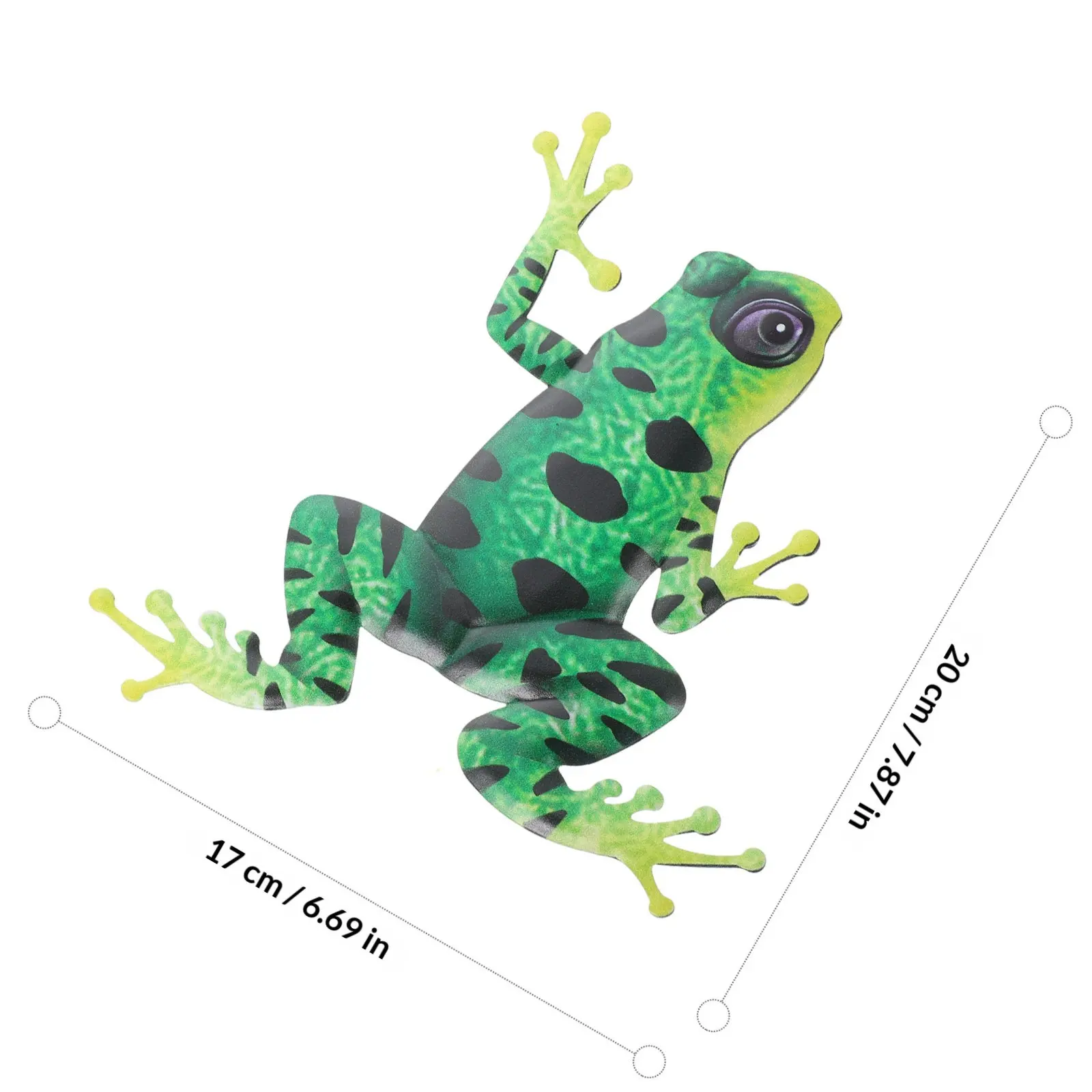 2Pcs Iron Frogs Wall Hanging Decoration Room Home Decor Desktop Ornament Spring Art Craft Iron Frogs Pendant