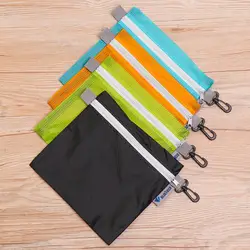 Outdoor Waterproof bag Swimming bag pouch for camping hiking with hook zipper storage bag 4 colors Pocket Pouch