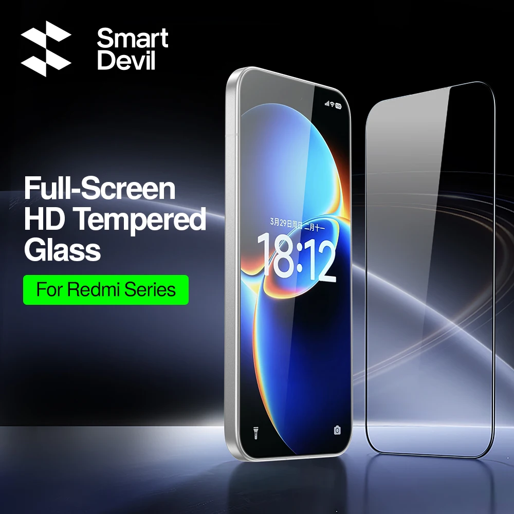 

SmartDevil Screen Protector for Redmi K90 Pro Max K80 Tempered Glass Film for Redmi K70 K60 HD Anti-scratch Anti-fingerprint