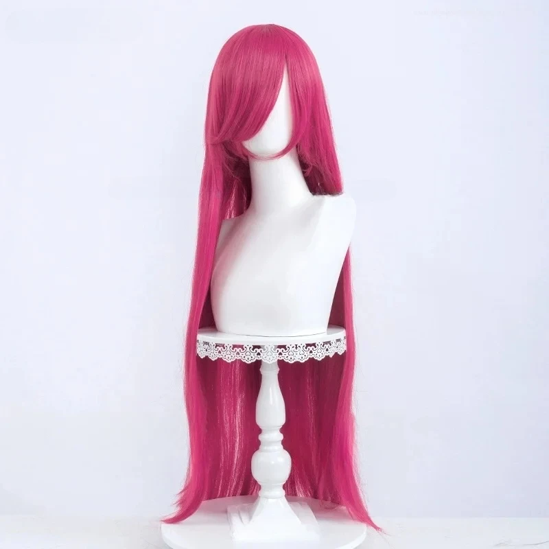 Hojo Sophy Cosplay Wig Fiber synthetic wig 80cm Long Rose Red Wig Anime Pripara Hojo Sophy Cosplay Wigs