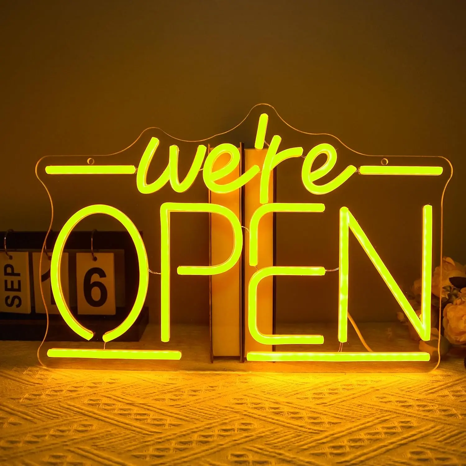 

We Are Open Neon Light Sign Dimmable LED for Business Coffee Shop Bar Restaurant Pub Salon Hotel Welcome Window Door Wall Decor