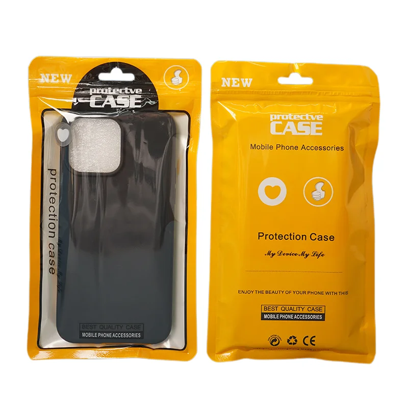 Custom Printing Ziplock Bag for iPhone 15 16 17 18 Pro Max Phone Case Cover Packaging Seal Zipper Clear Plastic Bags a58