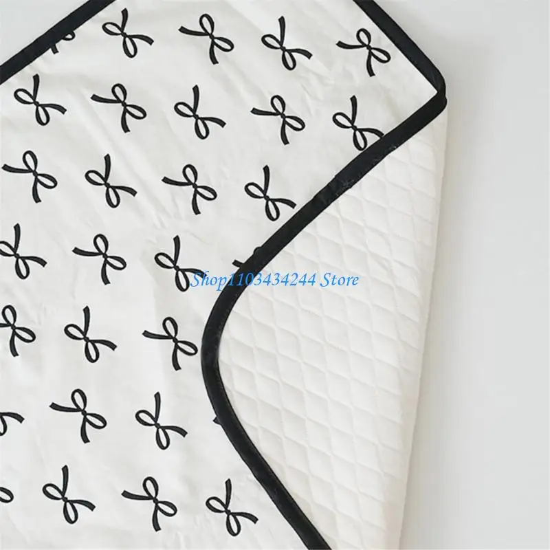 الطفل Bowknot حفاضات تغيير الوسادة السفر تغيير حصيرة بطانة الرضع حديثي الولادة حفاضات ورقة حامي تغيير الوسادة