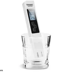 1PC White Digital Water Quality Tester TDS EC Meter Range 0 to 9990 Multifunctional Water Purity Temperature TEMP PPM Tester