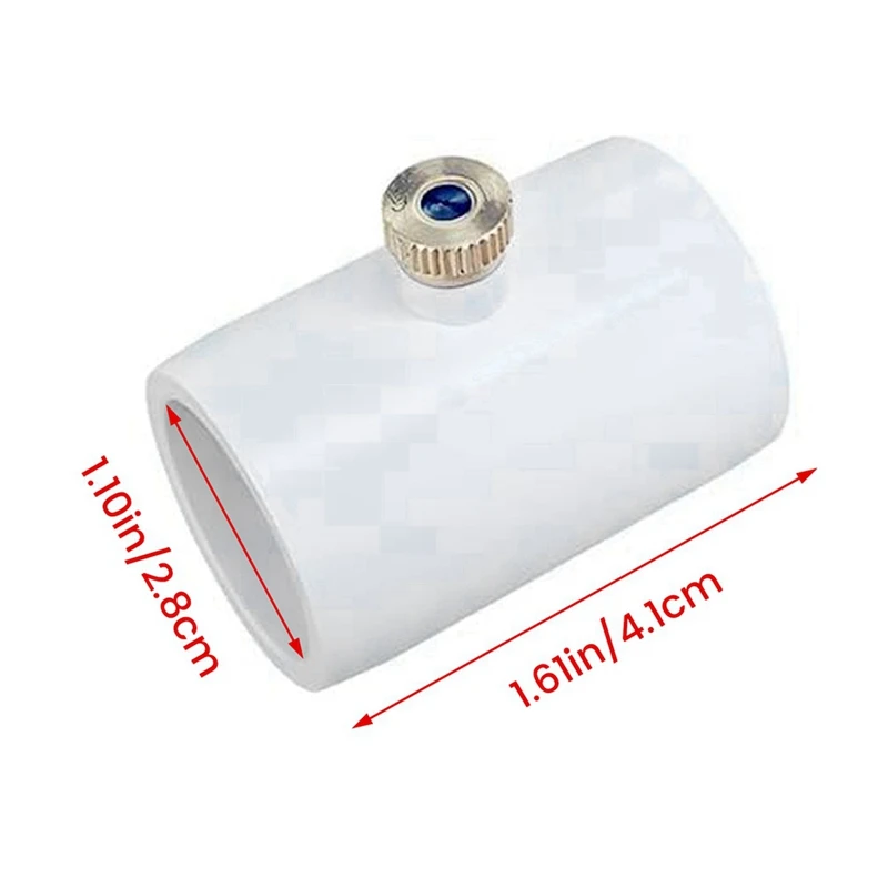 30Pcs 1/2Inch PVC Spray Nozzle Connector With Brass Misting Nozzle For Outdoor Cooling System