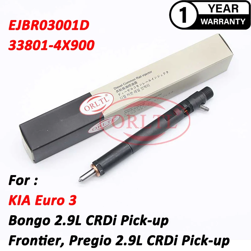 

33800-4X900 Новая дизельная форсунка EJBR03001D 338004X900 для Delphi KIA Bongo Frontier, 2,9 л