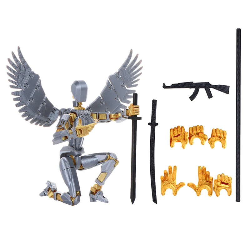 T13 Action Figure Set Robo 13 N13 Action Figure With Scepter Saint