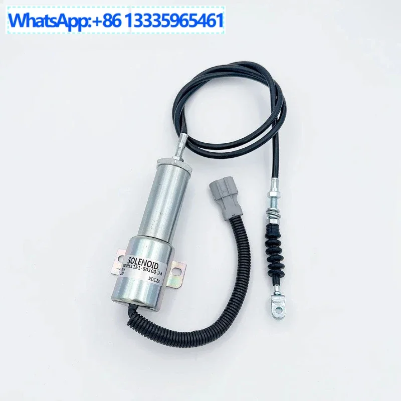 

Diesel engine flameout solenoid valve for Cummins 11E1-60100-24V 11E1-60100-12V