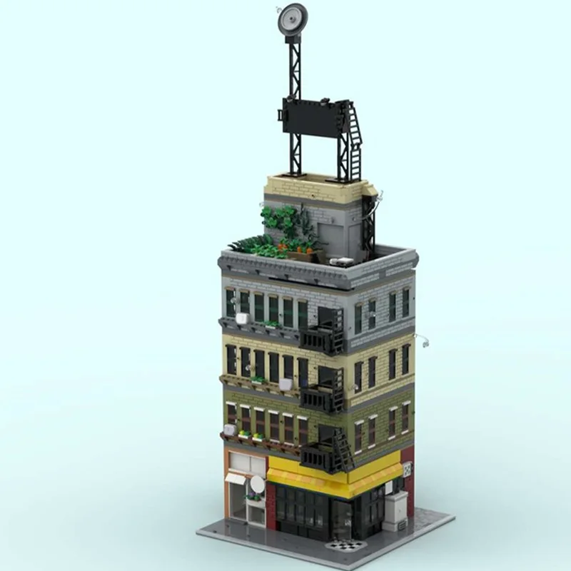 3735 PCS Stad Street View Technologie Vloer MOC Spel Bouwsteen Model Kinderen Montage Diy Educatief Speelgoed Kerstcadeaus