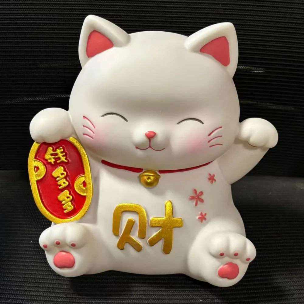 Réservoir d'épargne chat chanceux tirelire décorative ouvrable nouvel an boîte d'épargne bon symbolisme dessin animé dessin animé tirelire nouvel an