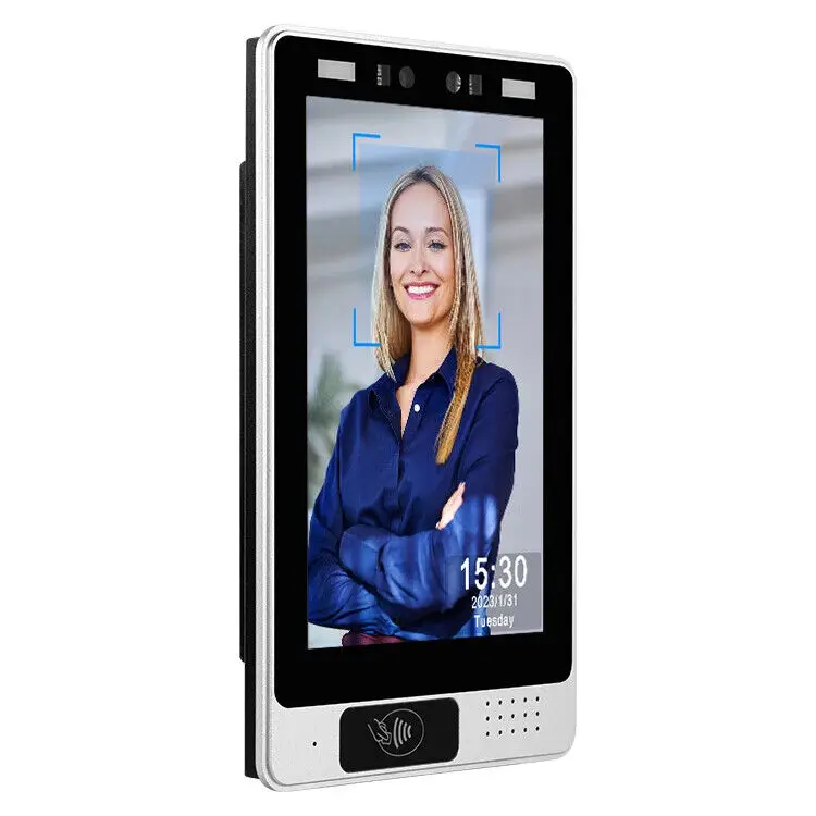 High Quality Wall Mount 8 Inch Face Recognition Android Tablet with Metal Shell