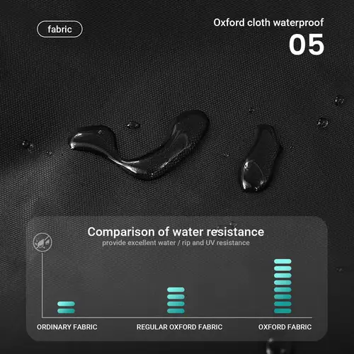 Imagen 2 del producto Cubierta para mesa de billar de 8 pies con cordón, cubierta de mesa impermeable duradera para mesa rectangular, negro