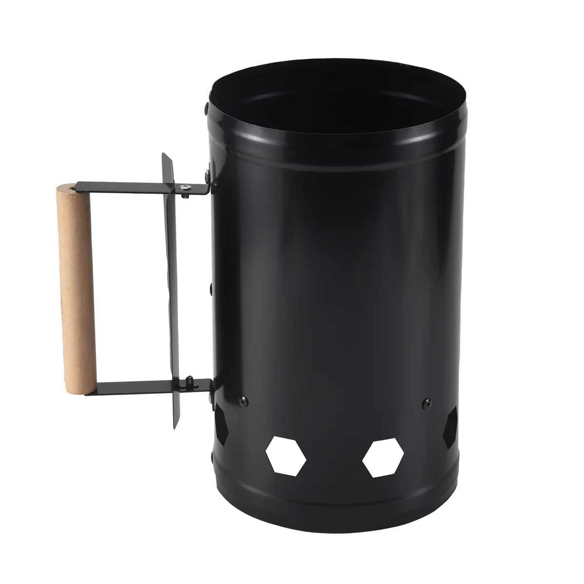 أدوات الشواء نقطة سريعة الفحم الإشعال برميل موقد الكربون الإشعال في الهواء الطلق أدوات الشواء الخيزران مدخنة كاتب HY