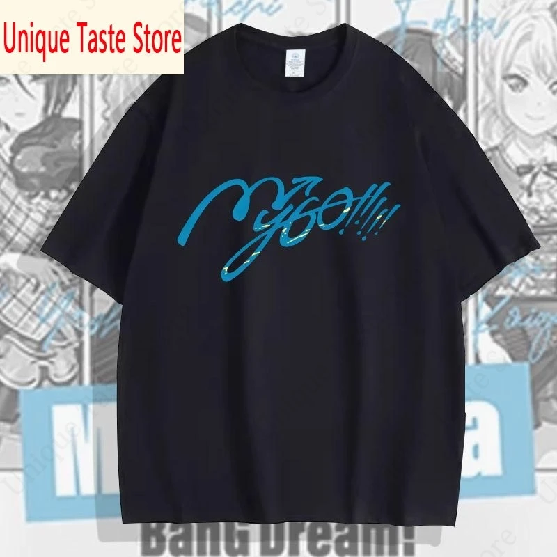‌BanG Dream Its MyGO Merch T Shirt Harajuku Fashion Letter Print T-shirt Men Women Summer Cotton Soft Short Sleeve Tee Tops