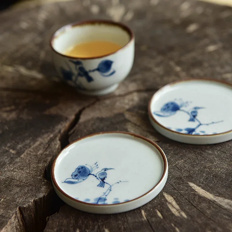 CHANSHOVA-Handmade Ceramic Teacup, Chinese Porcelain, Tea Cup, Hand Painted, Chinese Style, Small Coffee Cup, 70ml, G137