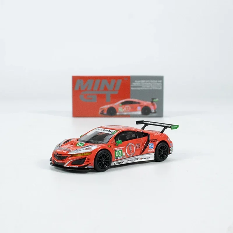 MINI GT 1:64 Model Car NSX GT3 EVO22 #93 WTR Racers Edge Motorsports Alloy #617 Collection Display Gifts