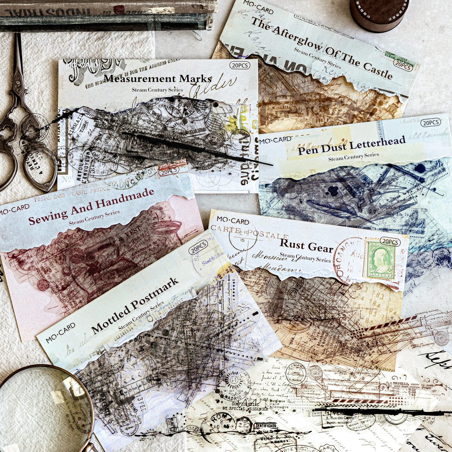 20 قطعة/الحزمة ملصقات الحيوانات الأليفة شفافة مواد سكرابوكينغ DIY بها بنفسك غير المرغوب فيه مجلة ملصقة لغة الكولاج ملصقات ديكور لتزيين الغرف #1