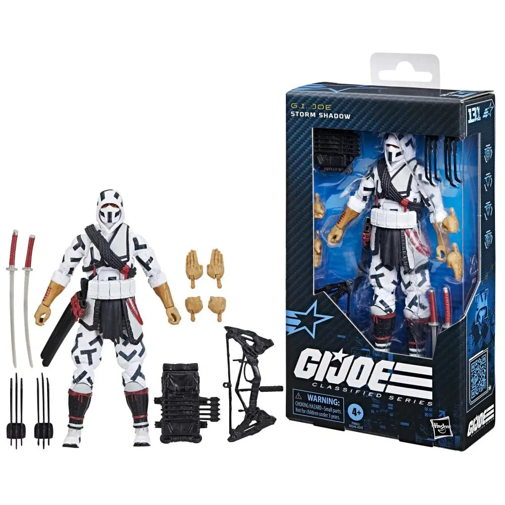 G.i. Joe Classified Series #131, Storm Shadow, Collectible 6 Inch Action Figure, Ninja Toy with 11 Accessories