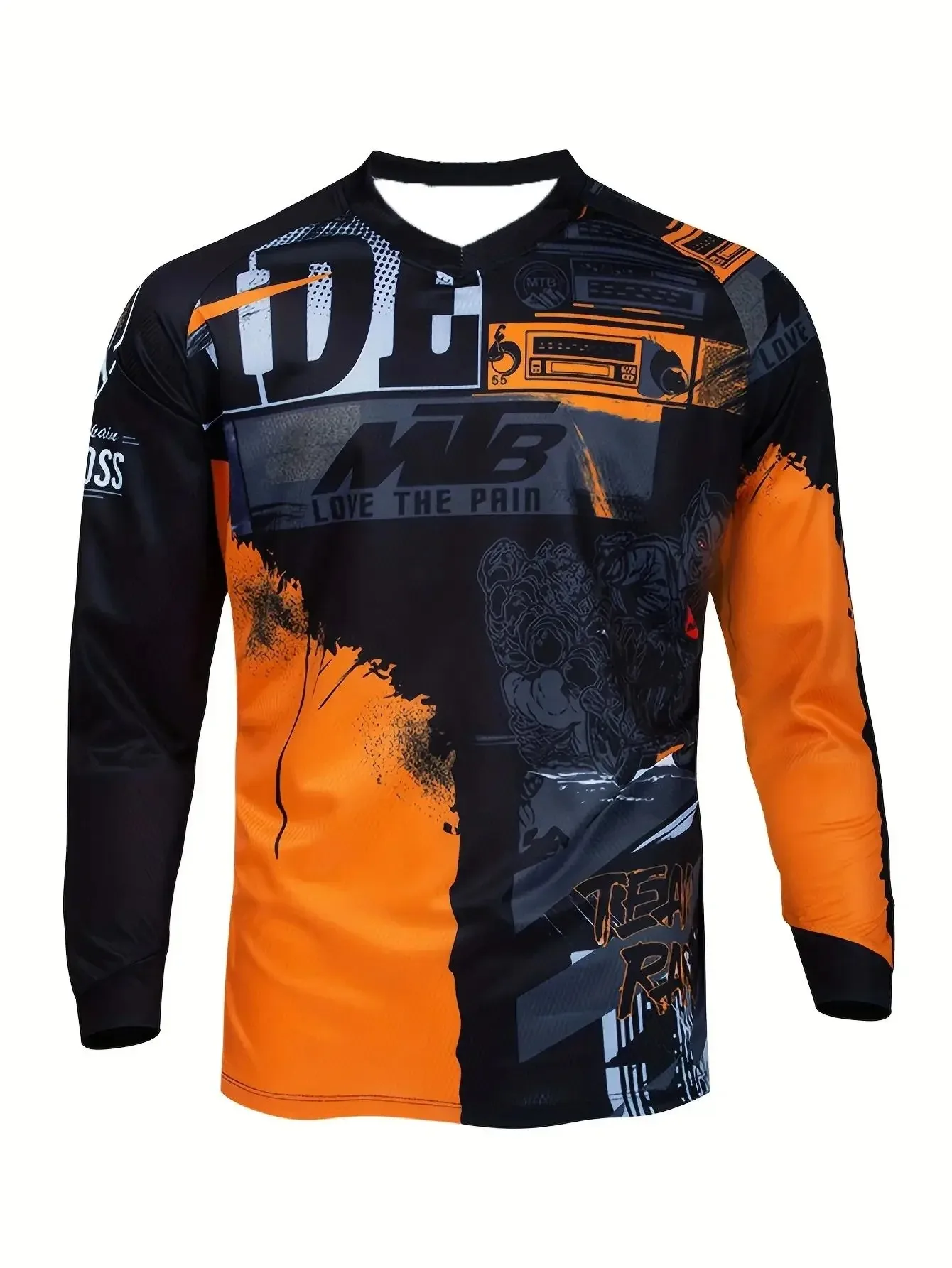 MEN S AND WOMEN S RACING LONG SLEEVED T-SHIRTS MOUNTAIN BIKE RIDER SHIRTS PRINTED T-SHIRTS LONG SLEEVED MOUNTAIN BIKE T-SHI KIDS