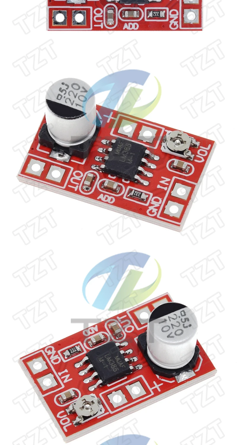 1/3 Stück DC 5V-12V Mikro-Elektret-Verstärker MIC Kondensator Mini-Mikrofon-Verstärkerplatine – Detail 6