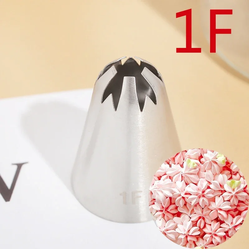 3pcs Cherry Flower Cake Tips Set Cream Decoration Nozzle Icing Piping Pastry Nozzles Cupcake Decorating Tools Bakeware #1F