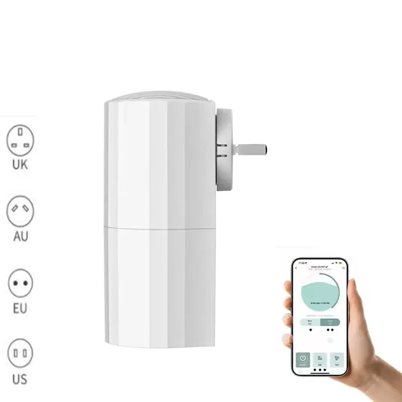 Portable Mini Essential Oil Diffuser, WIFI Bluetooth Smart Scent Machine, Quiet Air Freshener For Home Bedroom Office