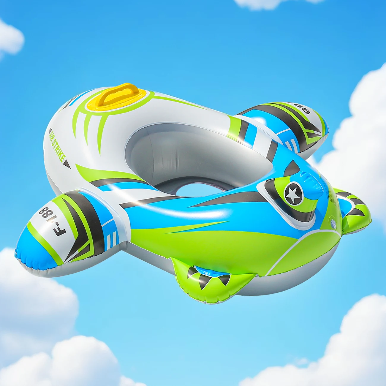 1 x aufblasbarer Flugzeugschwimmer für Kinder im Sommer – für Wasserspaß, Pools und Seen. Schlüsselüberlegungen für Produkttitel