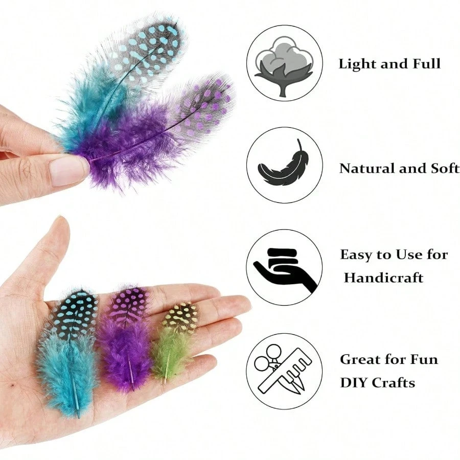 ขนนกไก่ฟ้าสีแดงธรรมชาติขนาด 2-3 นิ้ว จำนวนมาก สำหรับงาน DIY งานเย็บปักถักร้อย เสื้อผ้า งานประดับตกแต่ง