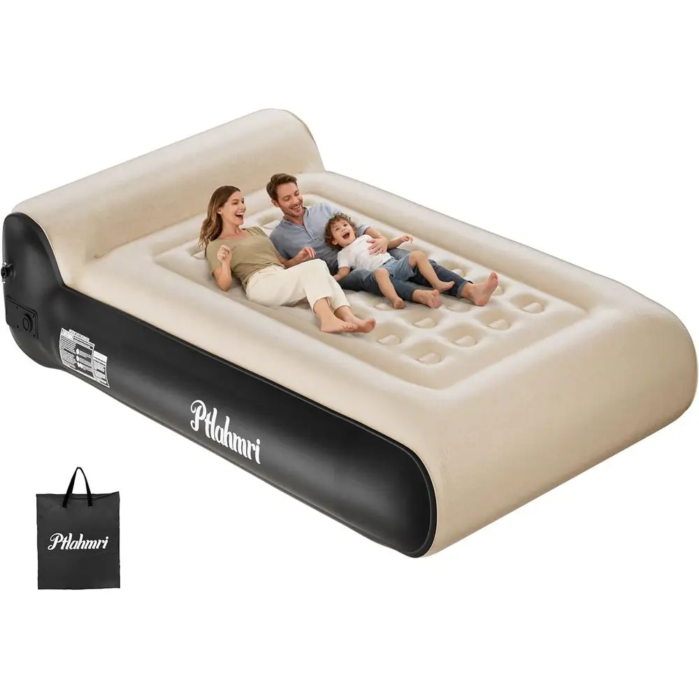 

16 Inflatable Air Mattress with Quick-Pump, Luxury Comfort for Camping and Home Use