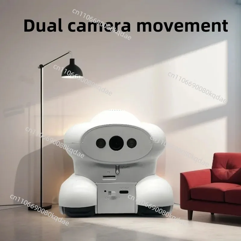 360°Rotatable Video‑Capture Assembly,Two‑Way‑Audio Night‑Detect Home‑Monitor Accessory