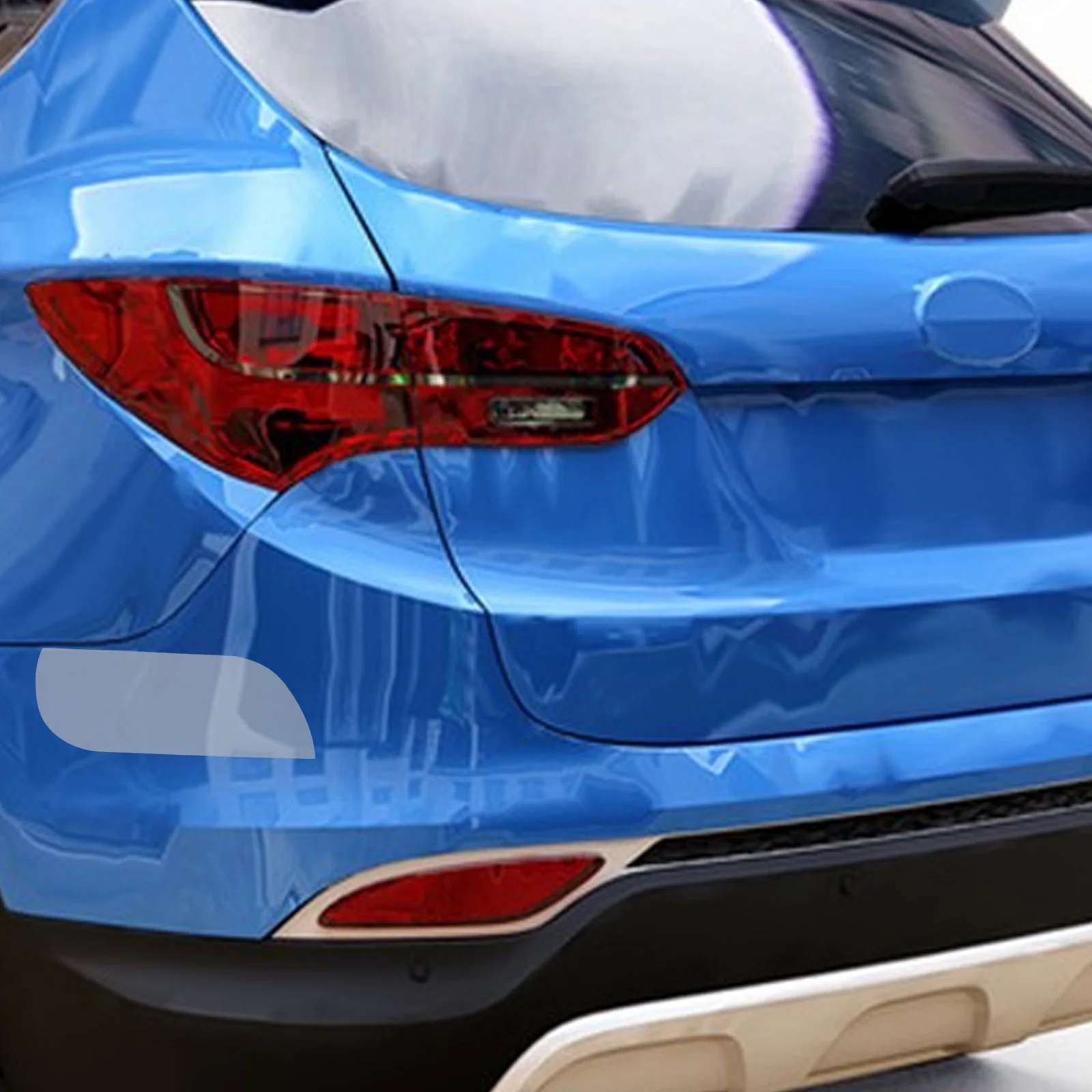 

4Pcs Car Bumper Protective Film Anti-Collision Scratch Resistant Guard Strip Front Rear Bumper Protector PU Strip for Suv Truck