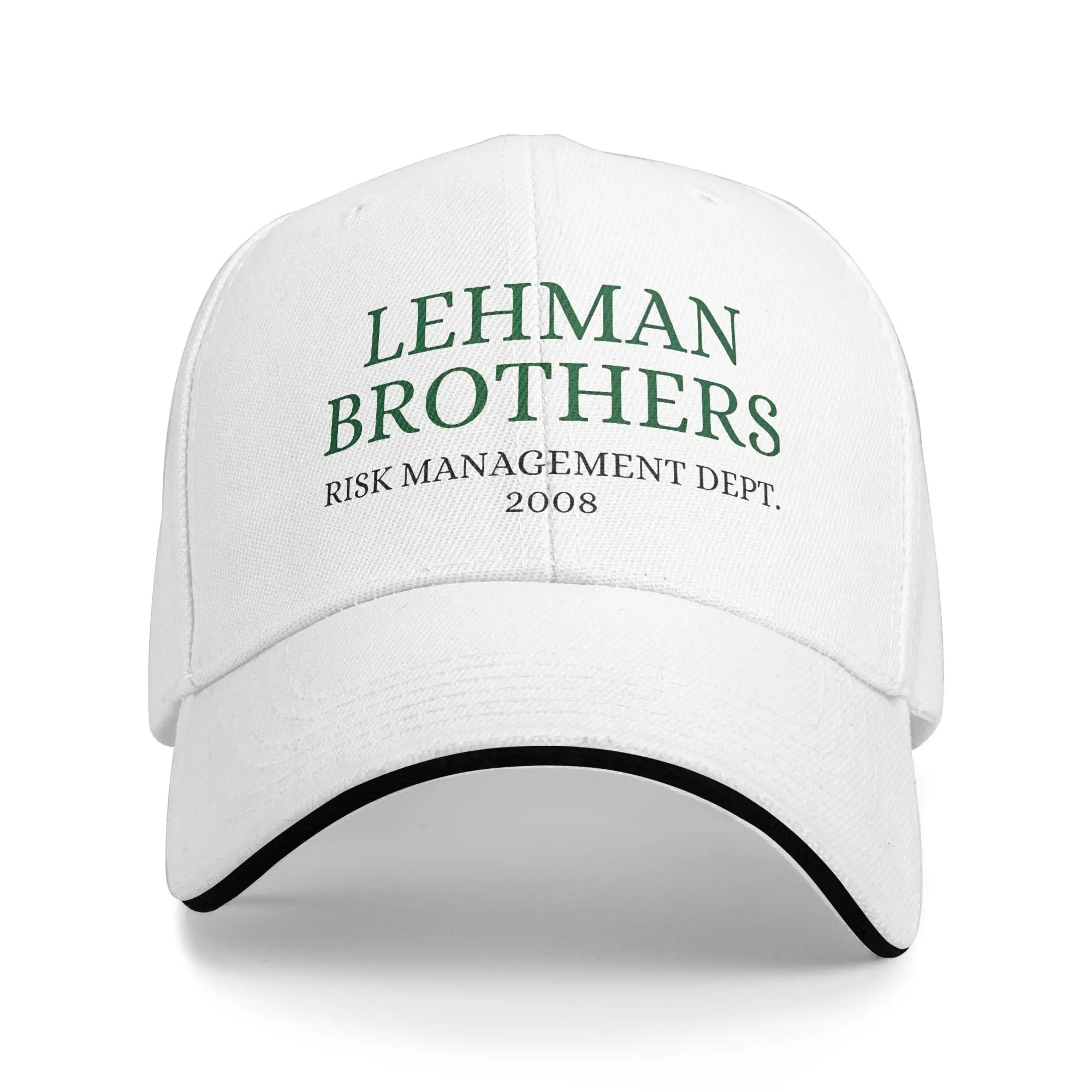 Men Women Lehman Brothers Risk Management Dept Hat Trendy Baseball Cap  Trucker Hat Golf Headewear Adjustable